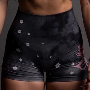 Darc Sport - Metal V2 Everson Seamless “Training” Shorts - Black Cherry Blossom